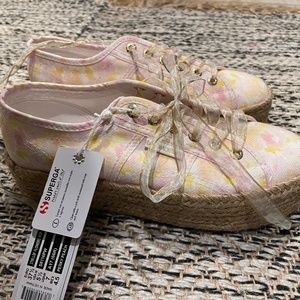 LoveshackFancy x Superga espadrille sneakers (NWT)